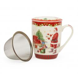 Чашка чайная подарочная "Добрый Санта"