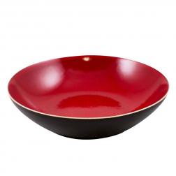 Суповая тарелка в красно-коричневой гамме Etna