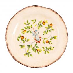 Тарелка десертная ручной работы с рисунком Melograno
