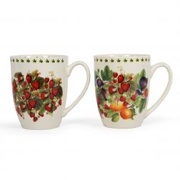 Чайные чашки с фруктовым рисунком, набор 2 шт. Le Primizie