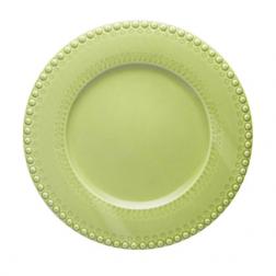 Подставная тарелка "Фантазия" светло-зелёная