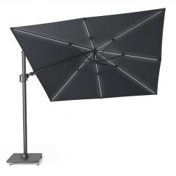 Садовый зонт цвета антрацит Challenger T2 Glow
