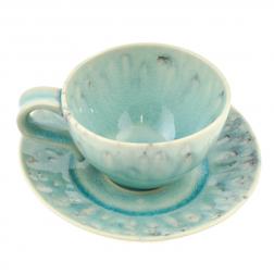 Голубая чашка с блюдцем для чая Madeira