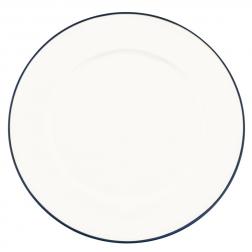 Тарелка белая с каймой Beja