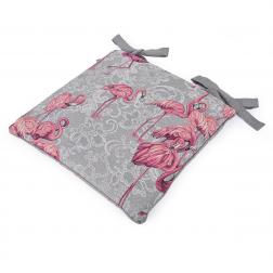 Подушка для стула с тефлоном "Фламинго"