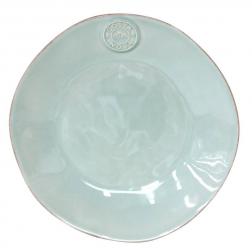 Десертная тарелка из глянцевой бирюзовой керамики коллекции Nova