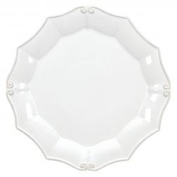 Тарелка подставная белая Barroco