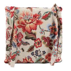 Подушка для стула двусторонняя "Праздник цветов" Villa Grazia Premium