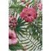 Ковер для террасы зелено-розовый Jungle SL Carpet