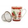 Чашка чайная подарочная "Добрый Санта"