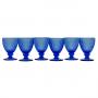 Набор синих бокалов для вина Toscana Maison, 6 шт