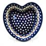 Большая декоративная пиала-сердце "Волшебная синева" Керамика Артистична  - фото
