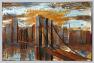 Металлическая 3D картина "Бруклинский мост" Handwerk  - фото