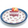 Набор десертных тарелок с цветами "Чайная роза", 6 шт Керамика Артистична  - фото