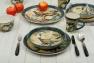 Суповые тарелки с изображением лесных птиц, набор 4 шт. "Щедрый урожай" Certified International  - фото