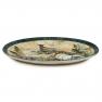 Большое овальное блюдо из керамики с изображением фазана "Щедрый урожай" Certified International  - фото