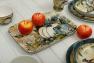 Прямоугольное блюдо бежевого цвета с осенним натюрмортом "Щедрый урожай" Certified International  - фото