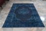 Мягкий синий ковер в классическом стиле Farashe SL Carpet  - фото
