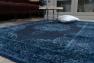 Мягкий синий ковер в классическом стиле Farashe SL Carpet  - фото