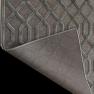 Серый ковер в современном дизайне с выпуклым рисунком Farashe SL Carpet  - фото