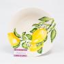 Керамический салатник с ярким принтовым рисунком "Солнечный лимон" Villa Grazia  - фото