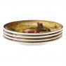 Набор керамических тарелок для салата с изображениями вина, 4 шт. "Солнце в бокале" Certified International  - фото