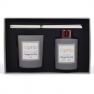 Аромадиффузор и парфюмированная свеча в подарочном наборе "Имбирь и лайм" Mercury  - фото