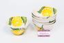 Пиала керамическая из красочной коллекции посуды "Солнечный лимон" Villa Grazia  - фото