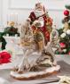 Статуэтка Дед Мороз на коне Fitz and Floyd  - фото