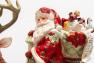 Новогодняя статуэтка Деда Мороза - всадника "Рождественские эмоции" Fitz and Floyd  - фото