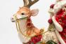 Новогодняя статуэтка Деда Мороза - всадника "Рождественские эмоции" Fitz and Floyd  - фото