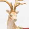 Керамическая статуэтка в рождественской стилистике «Олень с птицей» Palais Royal  - фото
