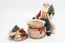 Новогодняя керамическая емкость для хранения сладостей "Санта с подарками и елкой" Palais Royal  - фото