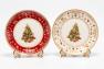 Комплект десертных тарелок с красным и белым фоном «Вкус праздников» Palais Royal  - фото