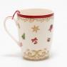 Светлая чайная чашка из коллекции новогоднего фарфора «Вкус праздников» Palais Royal  - фото