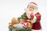 Праздничная керамическая статуэтка-шкатулка «Санта с подарками и игрушками» Palais Royal  - фото