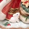 Статуэтка "Дед Мороз с оленёнком на руках" Fitz and Floyd  - фото