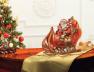 Шкатулка "Санта с подарками на санях" Fitz and Floyd  - фото