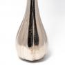 Высокая тонкая ваза изящной формы серебрянного цвета LC HOME  - фото