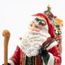 Статуэтка Деда Мороза с мешком из керамики ручной работы "Семейные традиции" Fitz and Floyd  - фото