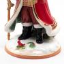 Статуэтка Деда Мороза с мешком из керамики ручной работы "Семейные традиции" Fitz and Floyd  - фото