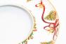 Оригинальное новогоднее блюдо с отверстием для декора "Яркие завитки" Palais Royal  - фото