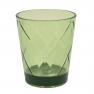 Набор из 4-х прочных зеленых стаканов из рельефного акрилового стекла "Алмазные грани" Certified International  - фото