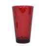 Набор больших стаканов из акрилового стекла рубинового цвета, 4 шт. "Алмазные грани" Certified International  - фото