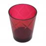 Набор красных стаканов для виски из прочного акрилового стекла, 4 шт. "Алмазные грани" Certified International  - фото