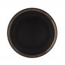 Керамический столовый сервиз на 6 персон черного цвета с золотистой каймой Naima VdE  - фото