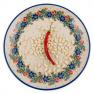 Керамические обеденные тарелки 6 шт "Лесной веночек" Керамика Артистична  - фото