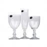 Набор из 6-ти прозрачных бокалов для вина в классическом стиле Margot Maison  - фото