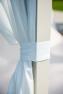 Белый навес из текстиля на металлическом каркасе для дивана-кровати Annibal Skyline Design  - фото
