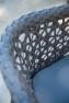 Двухместная кушетка из плетеного ротанга с мягким текстильным сиденьем Journey Skyline Design  - фото